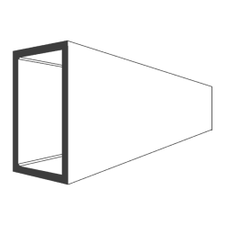 50 x 25 x 2.5 rectangular hollow section S235